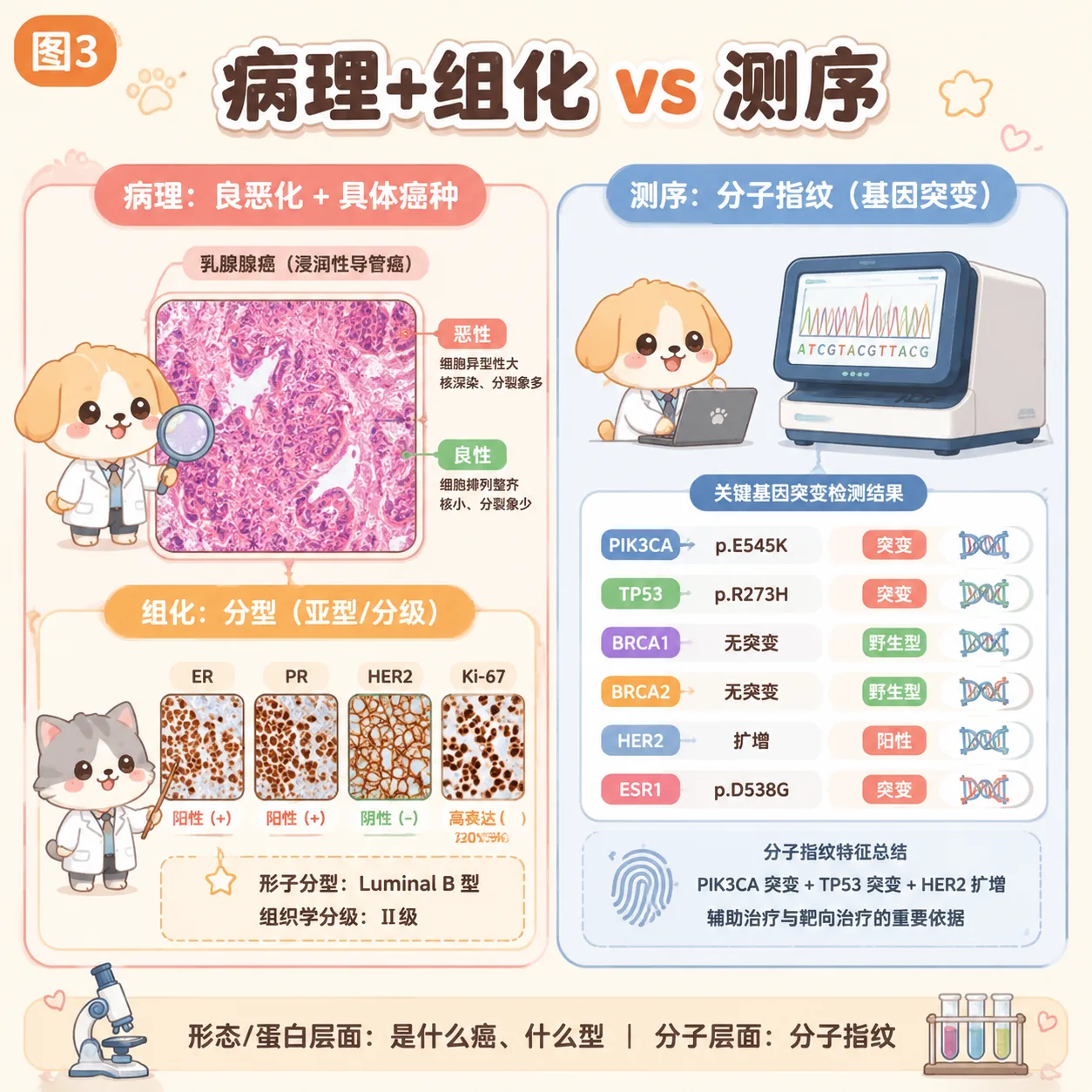 诊断四角度:形态/蛋白/基因/药效