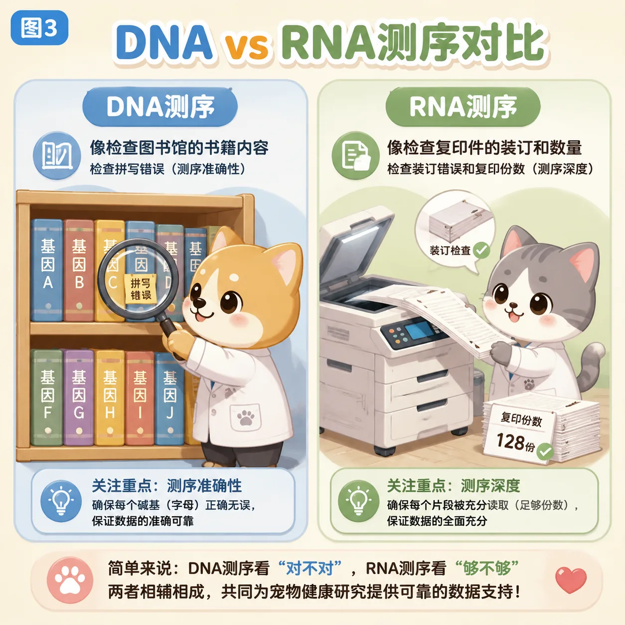 DNA测序 vs RNA测序