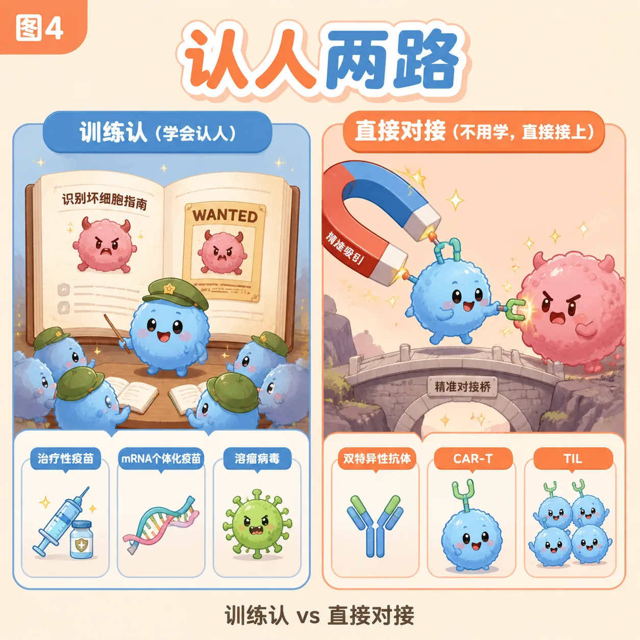 认人两路:训练认/直接对接